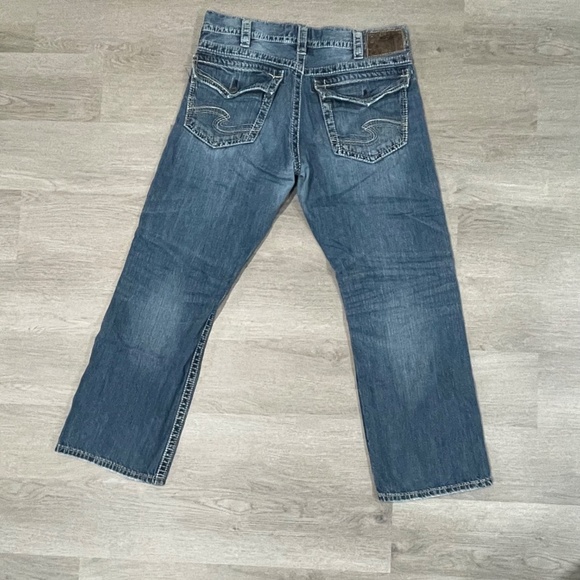 Silver Brand Men’s Jeans-Size W34/L30-Straight Leg with Relaxed Fit - Picture 2 of 4